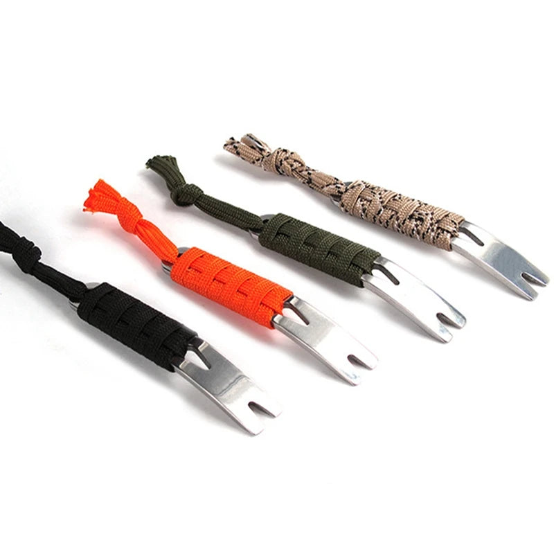 Mini pied de biche EDC Cleto avec para-corde 550