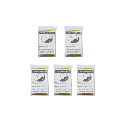 Lot de 5 ou 10 couvertures de survie