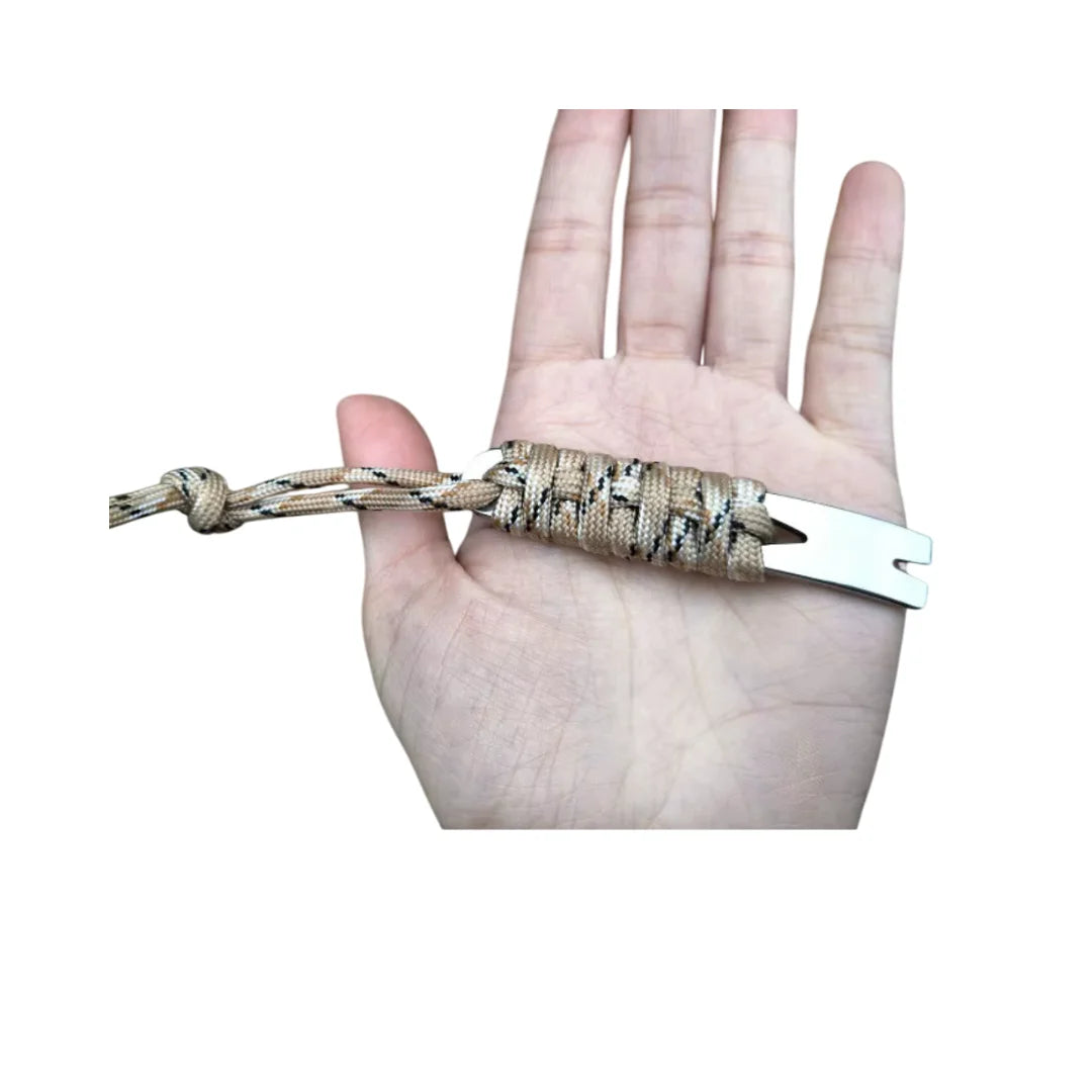 Mini pied de biche EDC Cleto avec para-corde 550