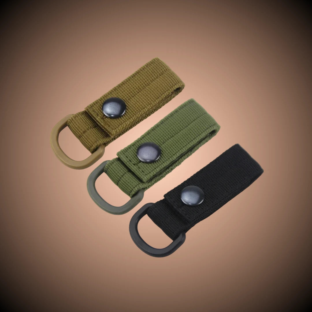 Lot de 5 sangles Molle à bouton pression