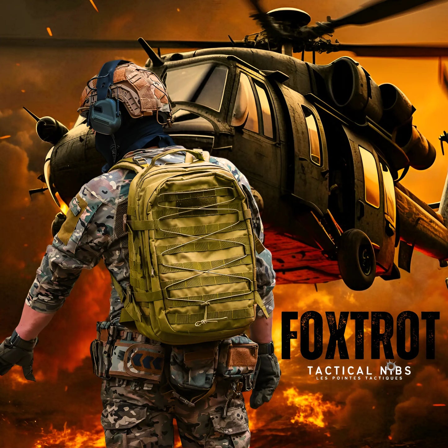 Sac à dos tactique Foxtrot 35L système Molle