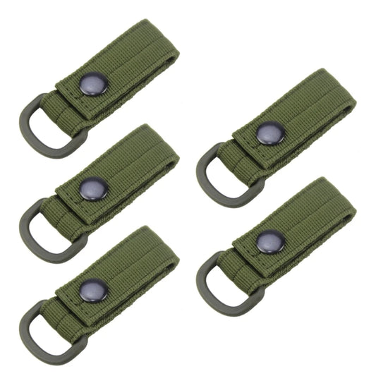 Lot de 5 sangles Molle à bouton pression