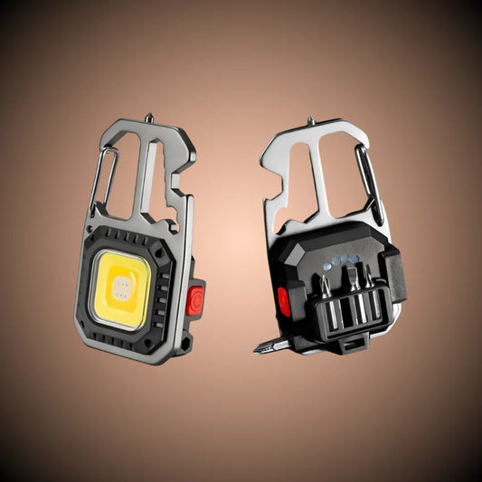 Lampe de poche COB Trigo avec set tournevis USB type-C recharge