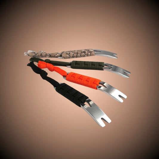 Mini pied de biche EDC Cleto avec para-corde 550