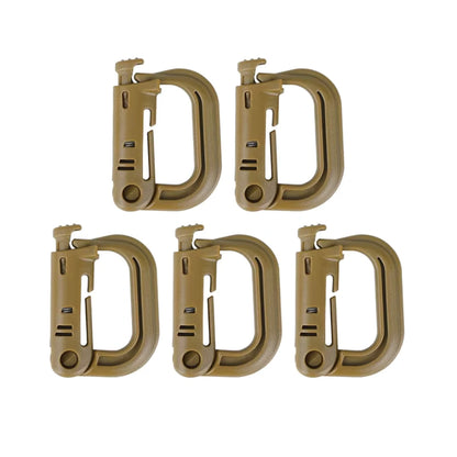 Lot de 5 mousquetons Ravis