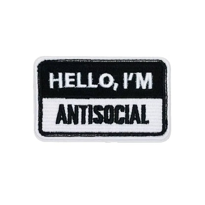 Patch velcro Antisocial