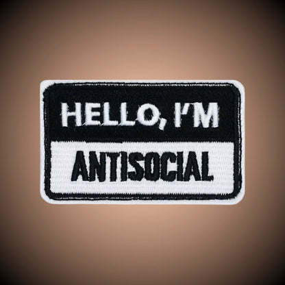Patch velcro Antisocial