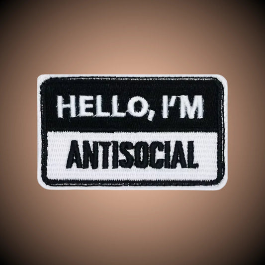 Patch velcro Antisocial