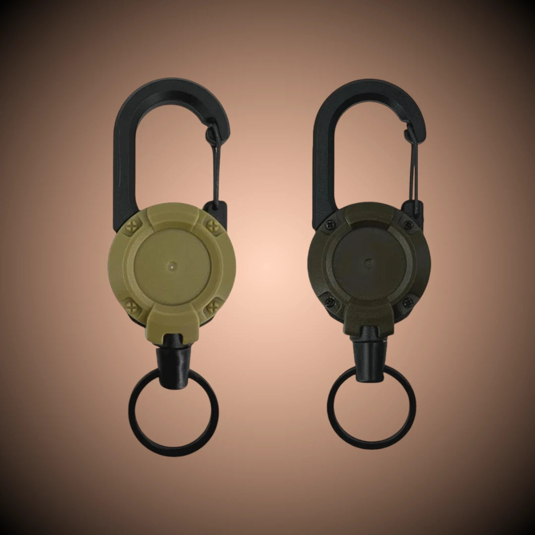 Lot de 2 porte-clés rétractables Mikos