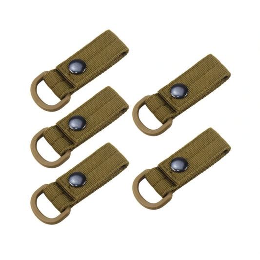 Lot de 5 sangles Molle à bouton pression