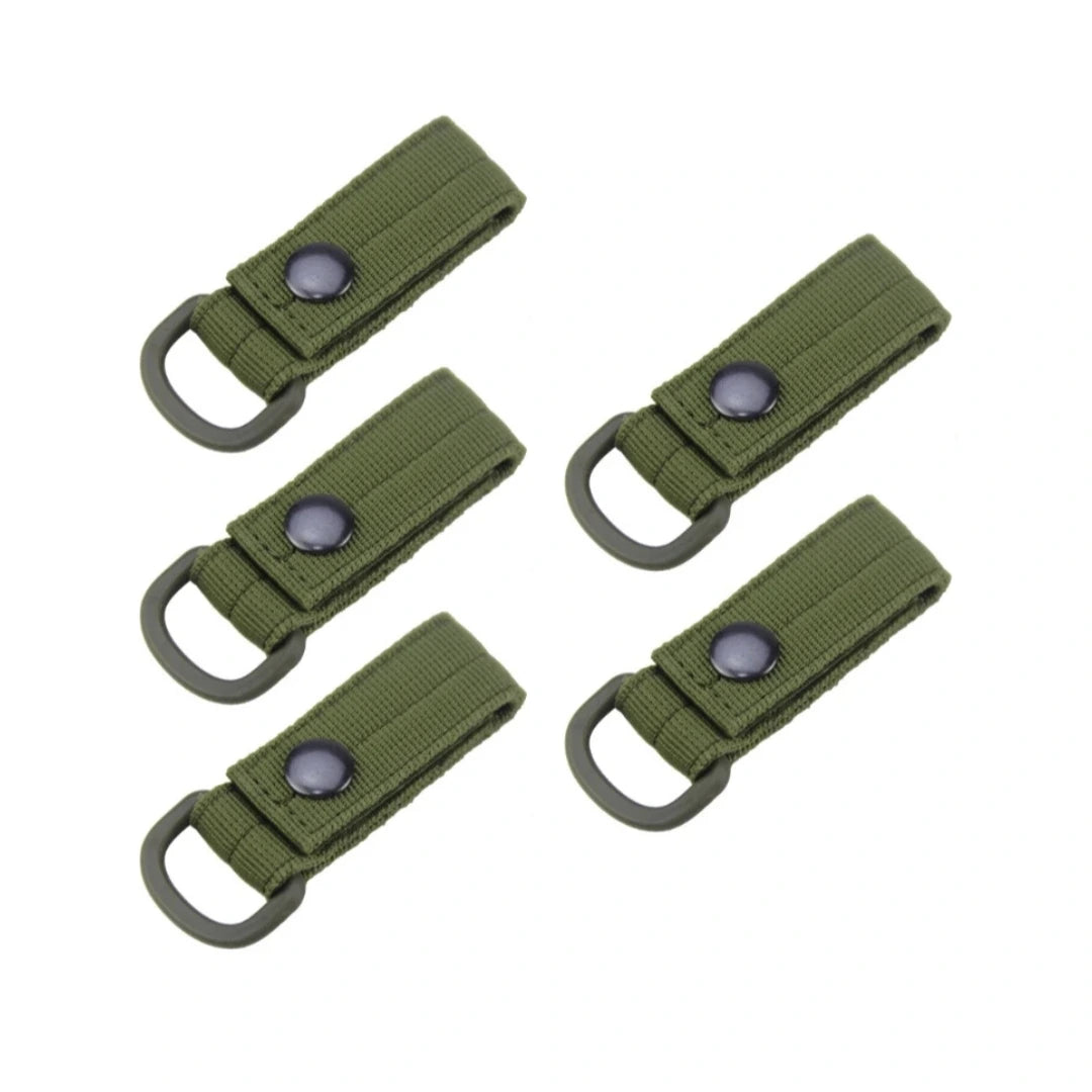 Lot de 5 sangles Molle à bouton pression